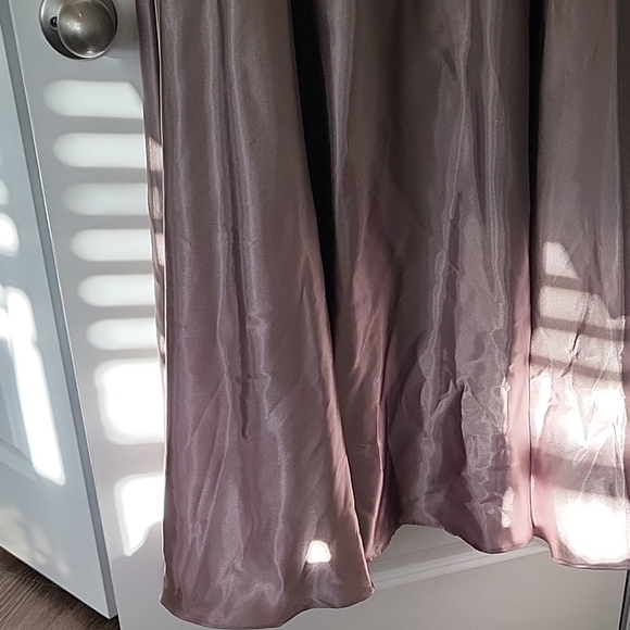 Cachet Lace Overlay Maxi Dress in Taupe - Picture 3 of 8